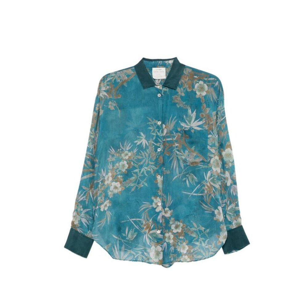 Forte Forte Women Cotton And Silk Printed Shirt